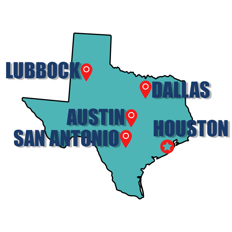 SouthWaste Disposal Texas Service Area Map