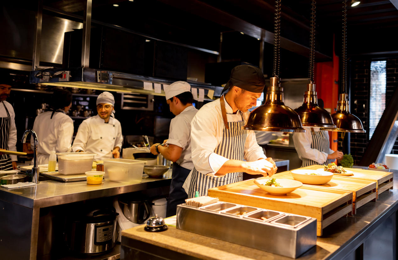 Busy Restaurant Kitchen