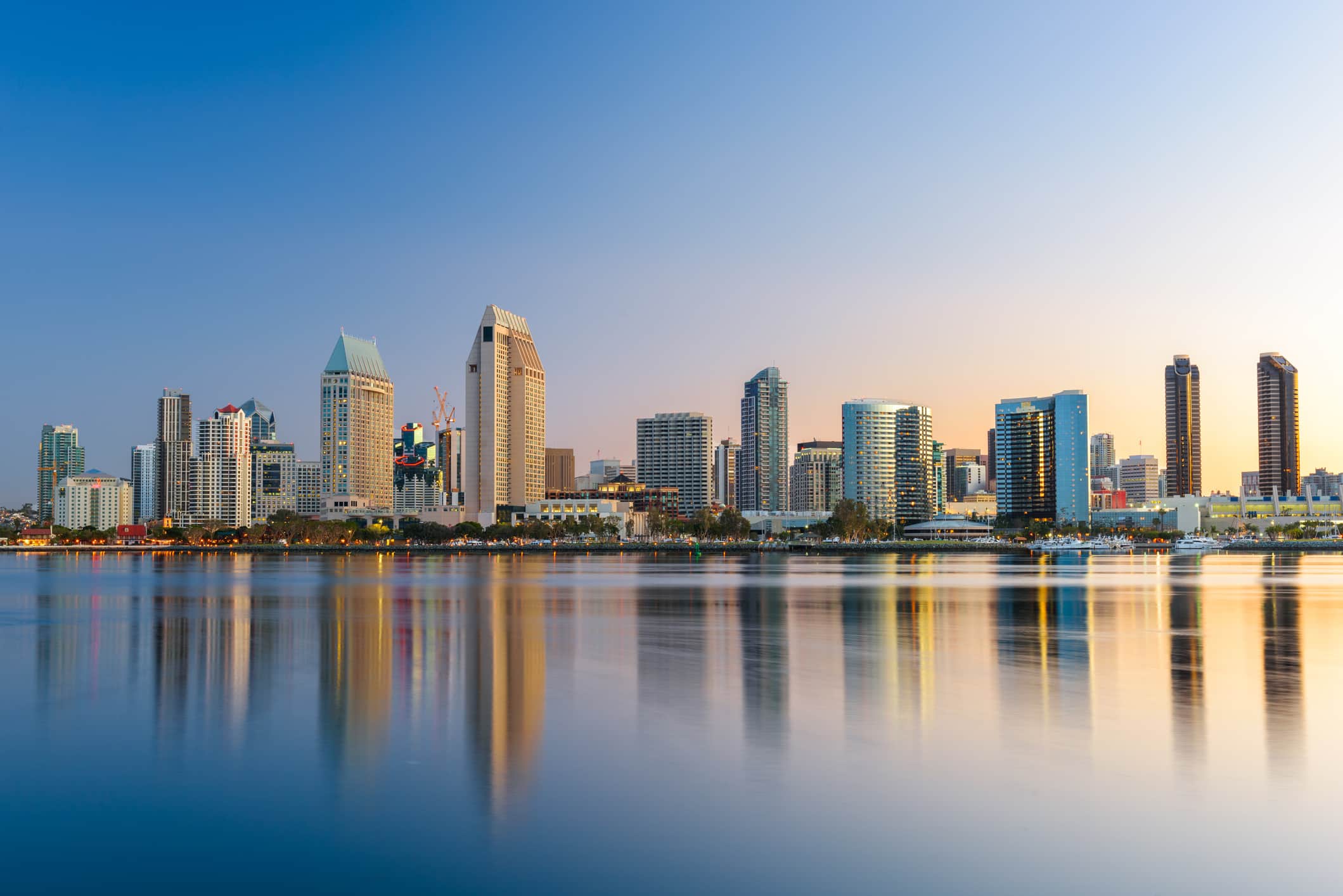San Diego, California, USA Downtown Skyline at the Embarcadero Jacksonville Florida