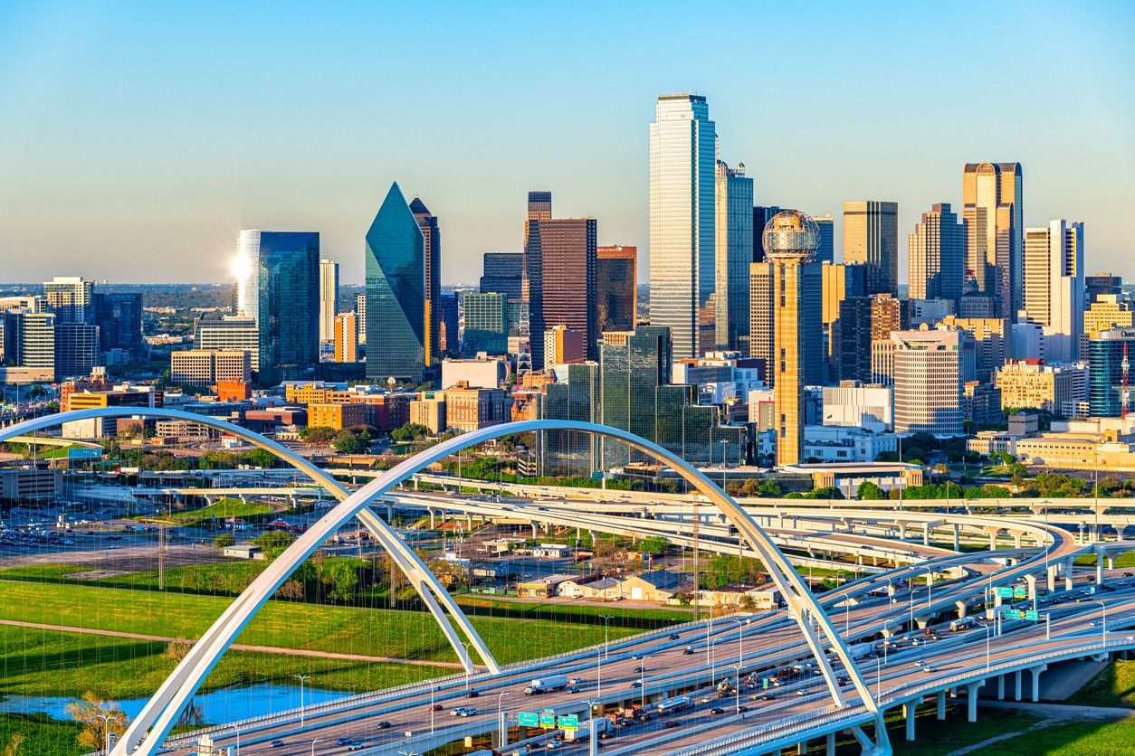Dallas Skyline Aerial Dallas / Fort Worth