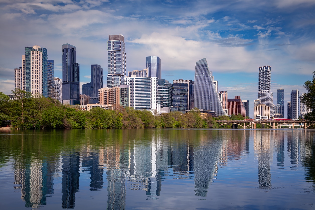 Lake Travis and Downtown Austin